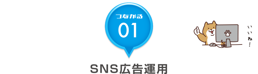 つながる01 SNS広告運用